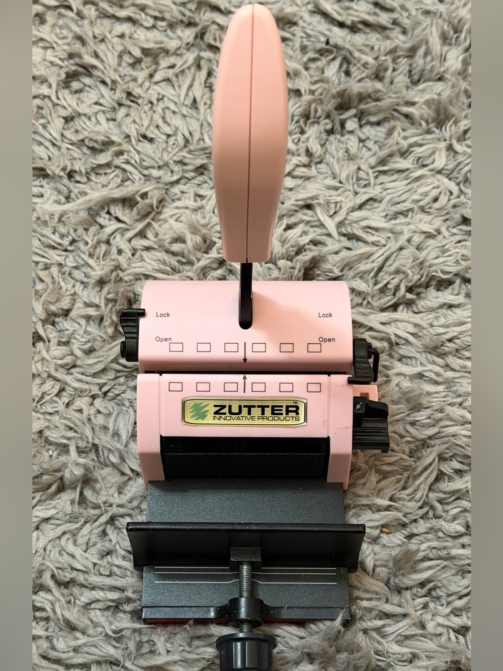 Zutter Pink Hole Punch/binder Tool - Home Art